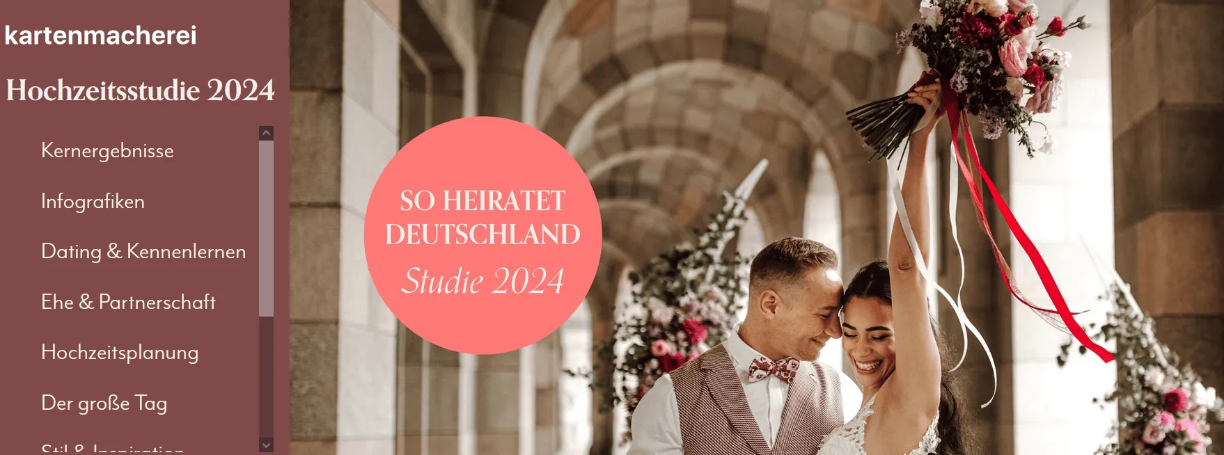 Website Hochzeitsstudie
