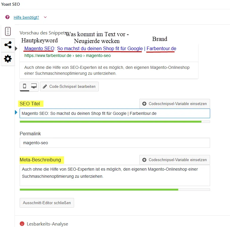 Example title and description