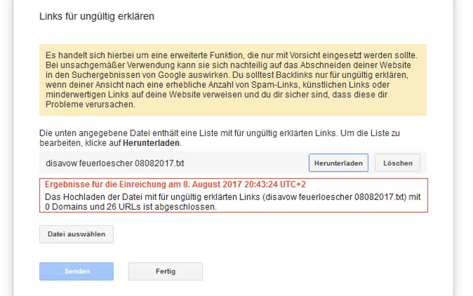 Links devalued