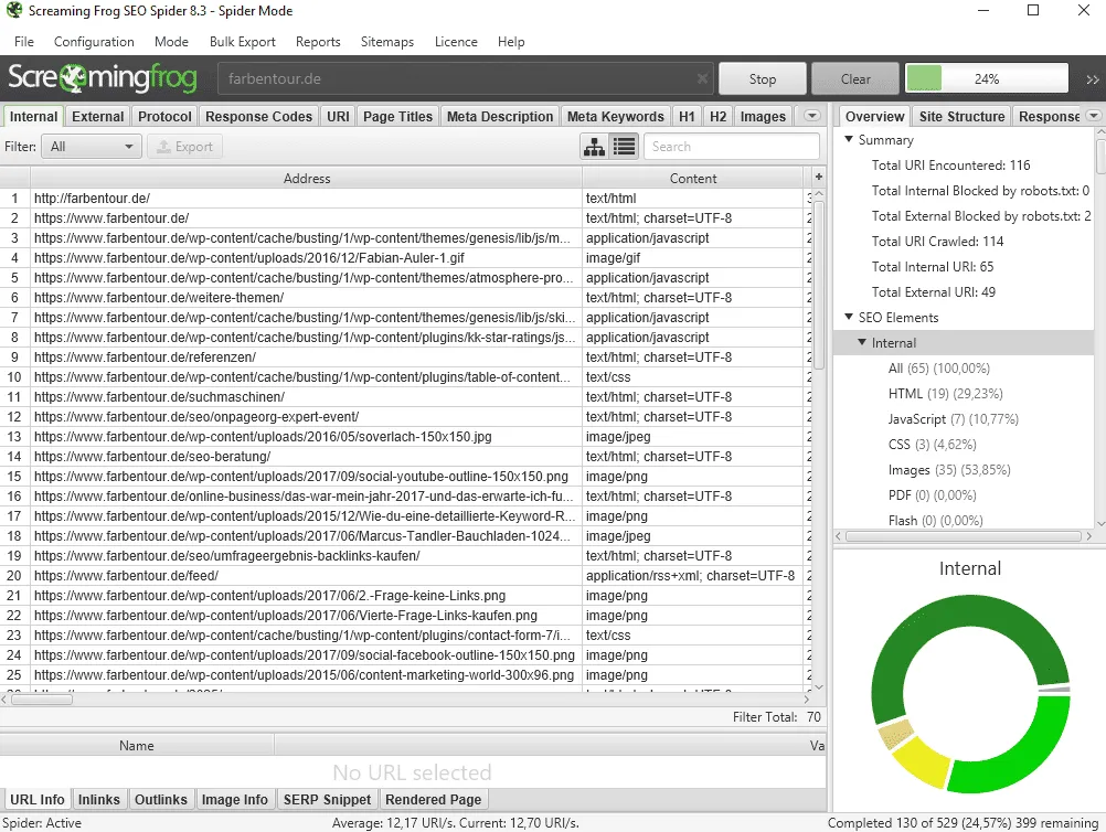 Screaming Frog SEO Tool