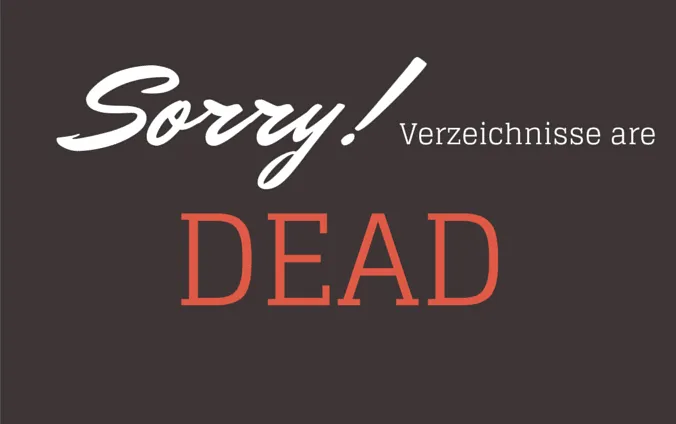 directories are dead