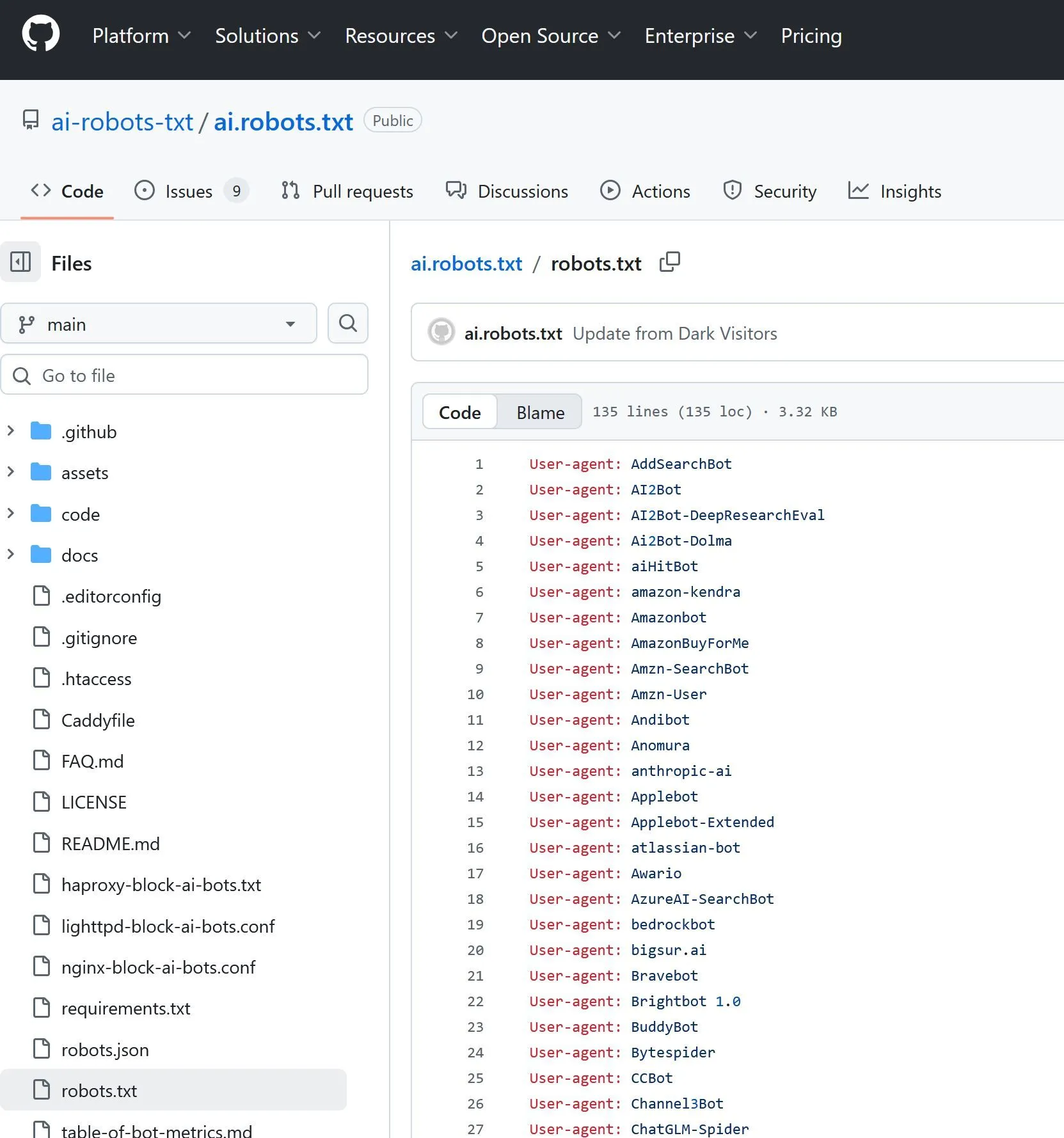 Robots txt block AI crawlers