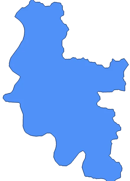 City map of Düsseldorf with its districts – Altstadt, Carlstadt, Oberkassel, Bilk, Pempelfort, Derendorf, Kaiserswerth, Benrath and more