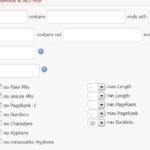 Filter expired domains