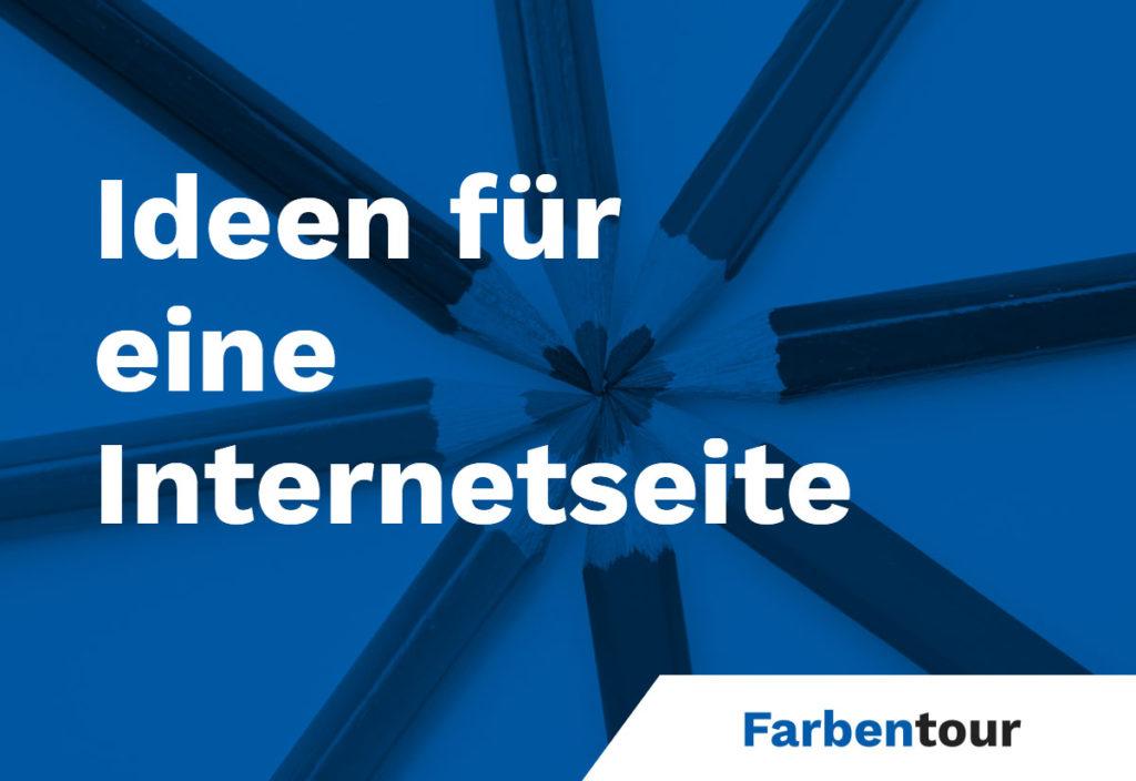 Ideen für eine Internetseite