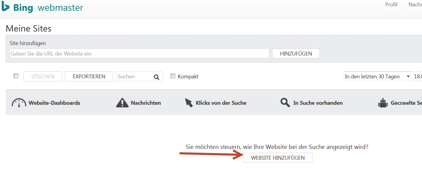 Eine Homepage bei Suchmaschinen kostenlos eintragen