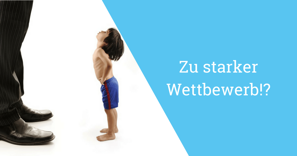Zu starker Wettbewerb - Onlineshops