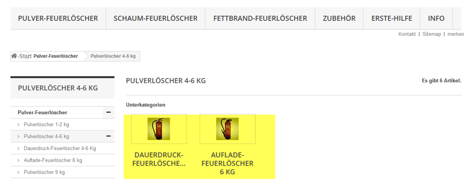 Dauerdruck Feuerlöscher