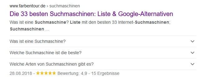 Rich Snippets erklärt