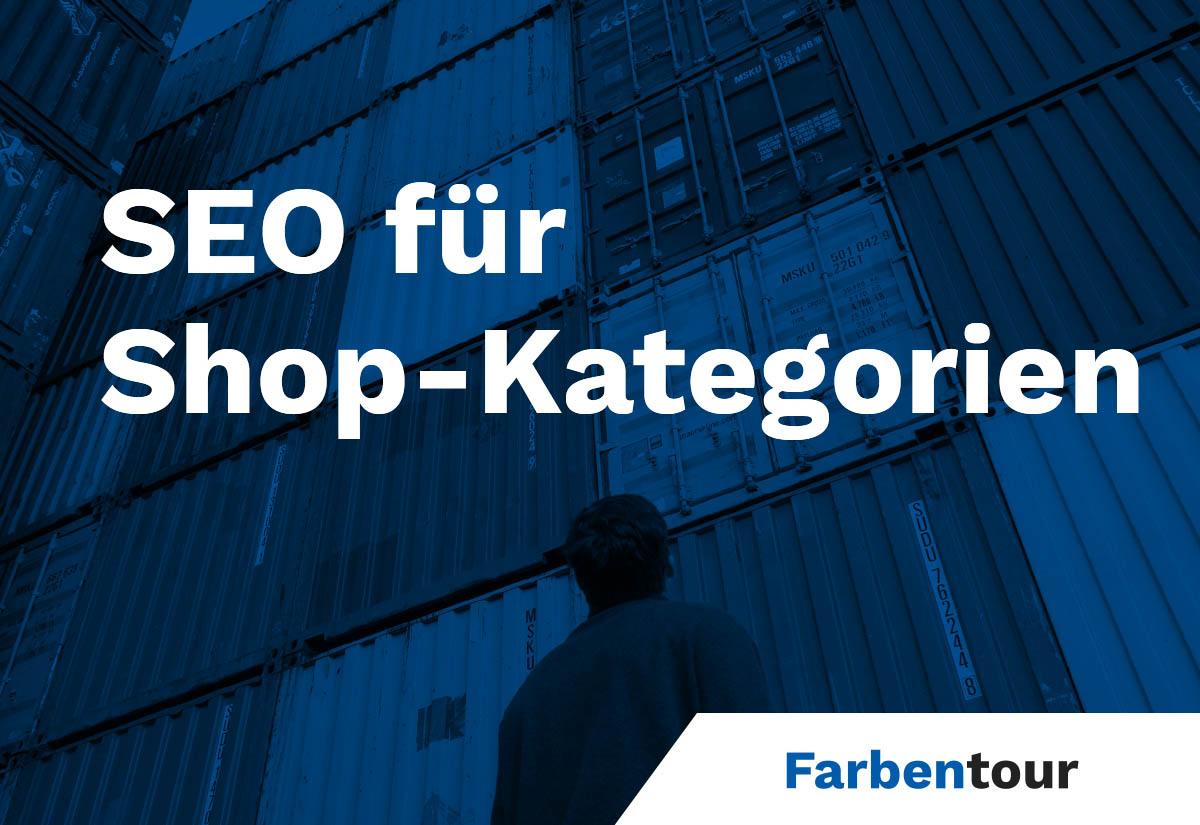 Shop-Kategorien und SEO