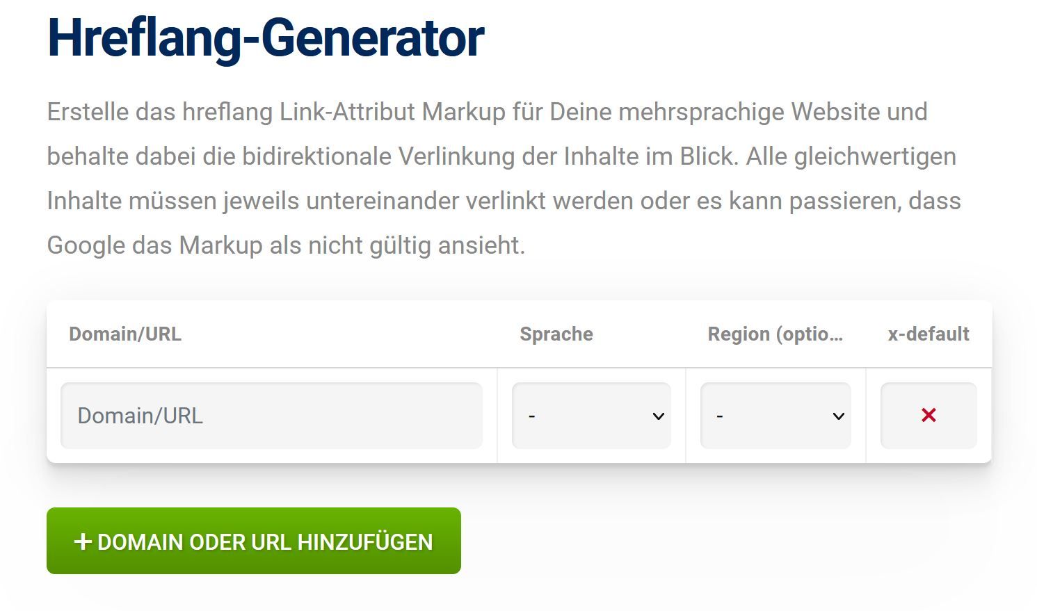 hreflang Generator