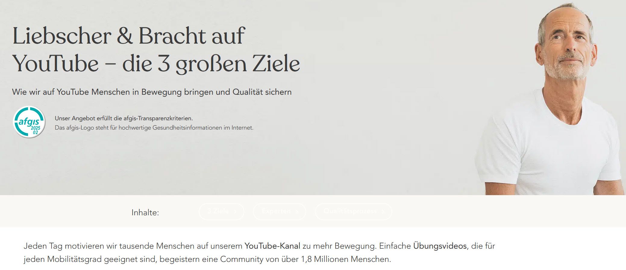 YouTube Ziele Liebscher Bracht